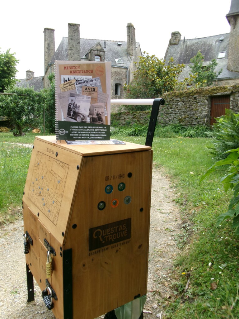 escapn'roll Questembert Enquête de patrimoines création vente de jeux d'énigme Morbihan Bretagne Pays de Loire