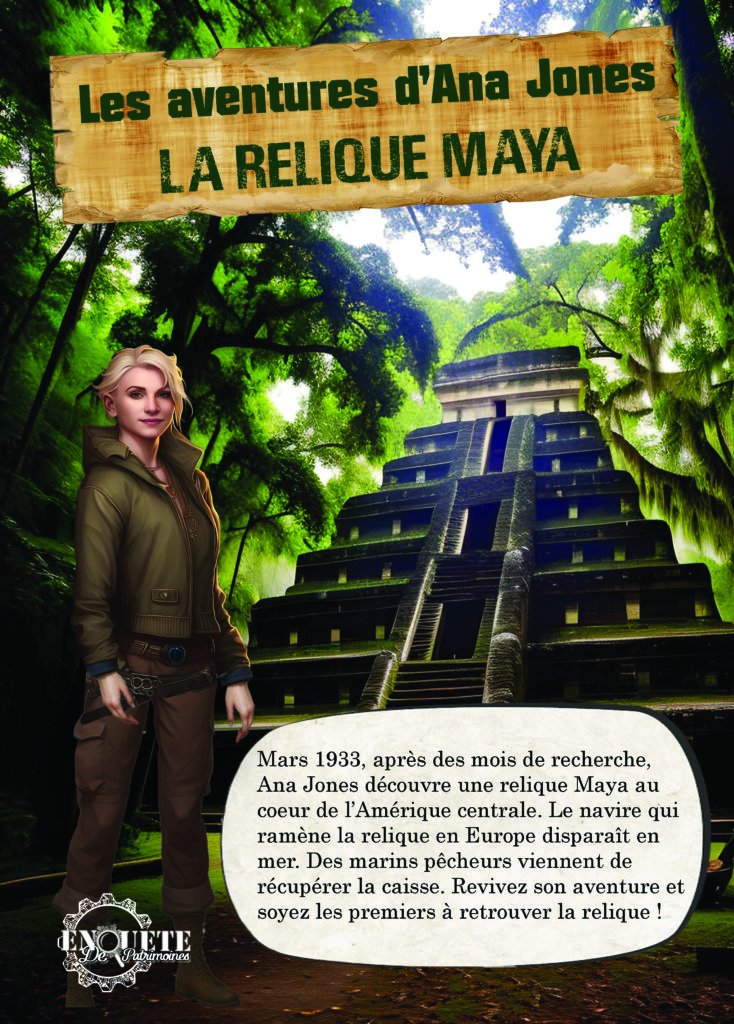 Mars 1932, après des mois de recherche, l'aventurière Ana Jones découvre une relique Maya au cœur de l’Amérique centrale. Le navire qui ramène la relique en Europe disparait...